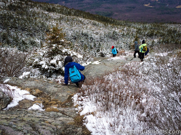 Hiking Mt. Monadnock in Jaffrey, NH