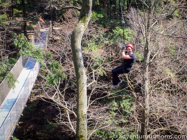 Family Adventure in Ramblewild's Aerial Park