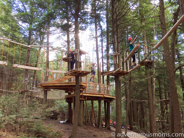 Family Adventure in Ramblewild's Aerial Park