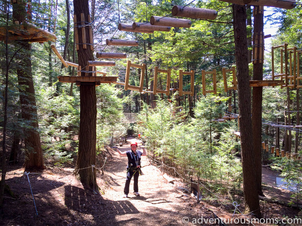 Family Adventure in Ramblewild's Aerial Park