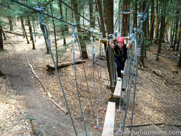 Family Adventure in Ramblewild's Aerial Park