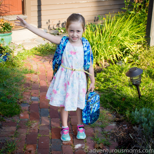 Addie's first day of kindergarten.