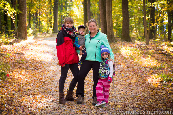 Mareen hiking with us!