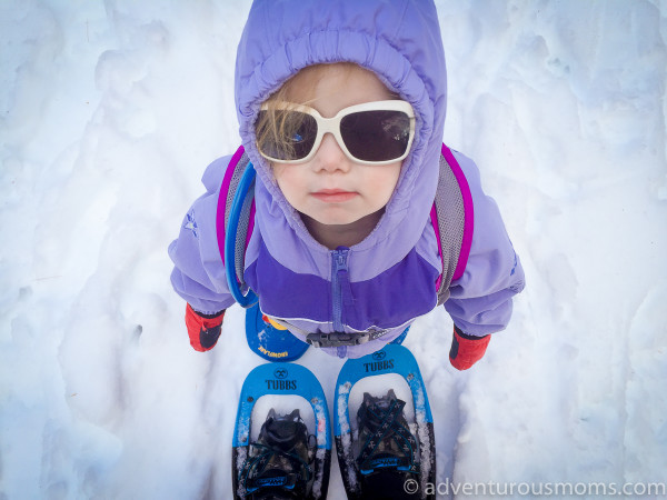 Snowshoeing at Echo Lake State Park in Conway, NH