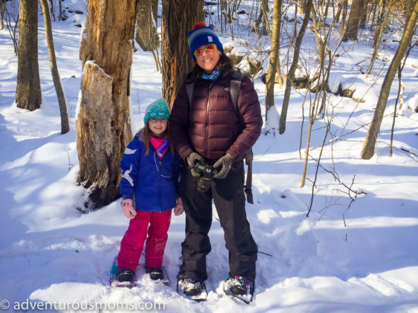 Snowshoeing on Weir Hill