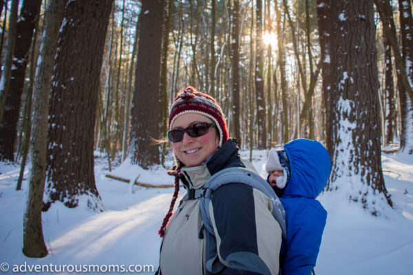 Snowshoeing on Weir Hill