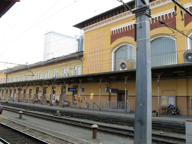 The train station in Salzburg, Austria.