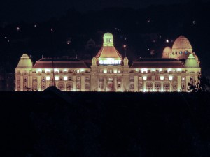 Budapest at night.