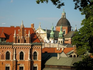 Wawel Castle in Krakow, Poland.