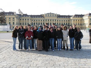 Schobrunn Palace, Vienna, Austria.