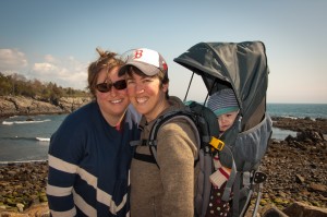 Hiking the marginal way in Ogunquit, ME.