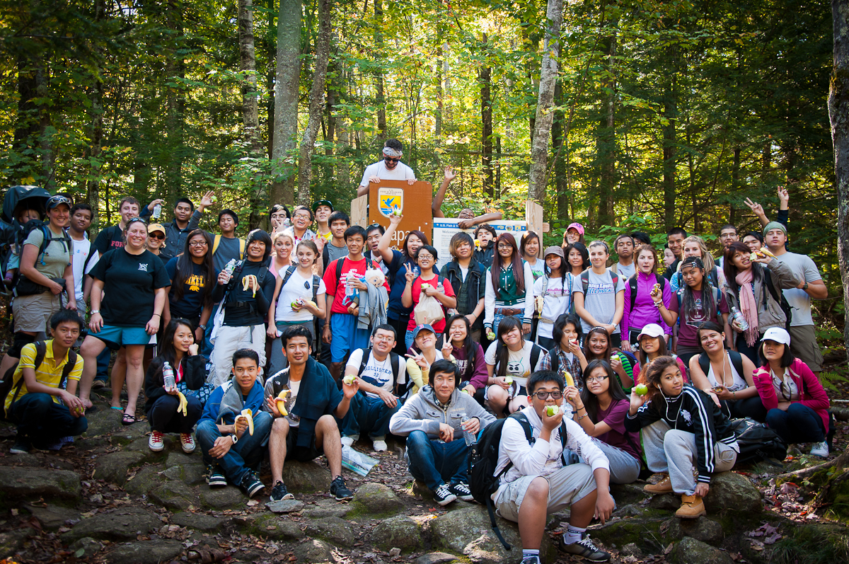 Celebrating our successful hike of North Pack Monadnock