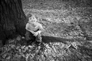 Eoin enjoying a break on or Weir Hill hike