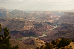 The Grand Canyon South Rim.