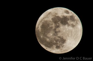 The Super Moon of May 2012 as seen from the Noble View Outdoor Center in Russell, MA.