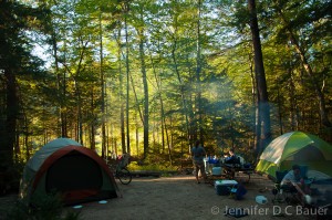 Russell Pond Campground in New Hampshire.