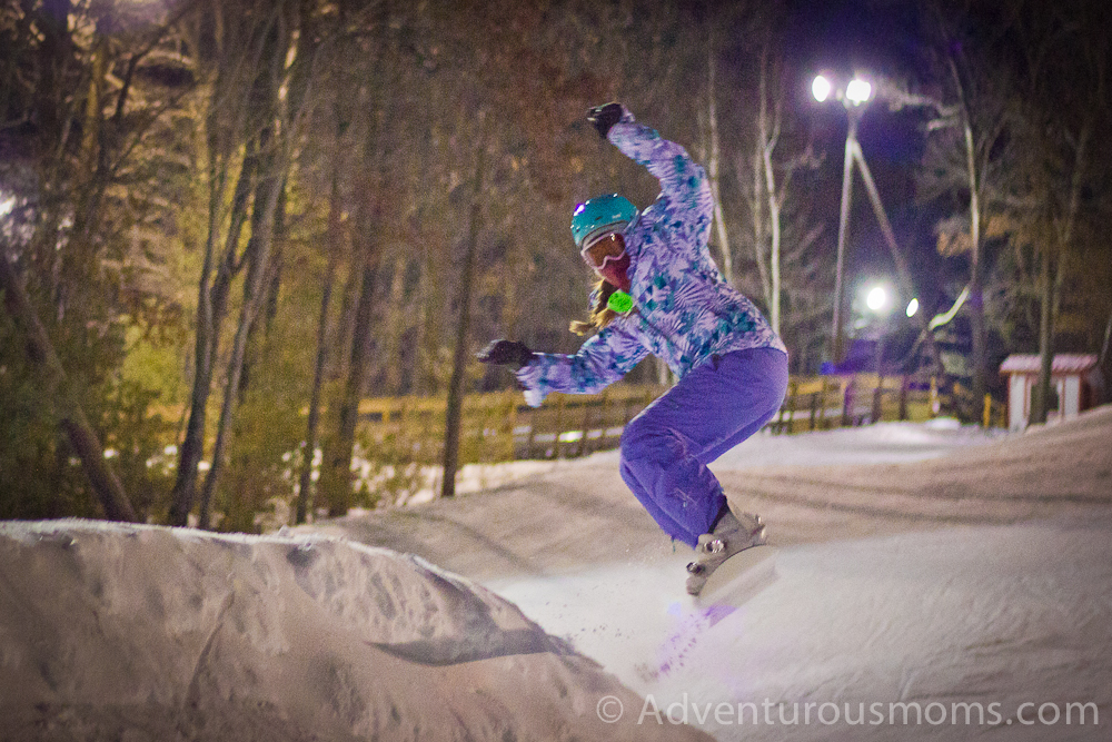 Snowboarding at McIntyre Ski Area