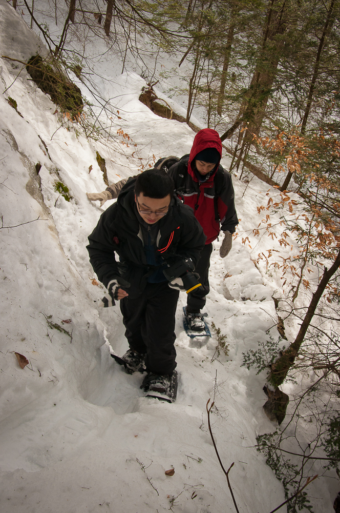 Noble View Winter Hiking, Russell, MA