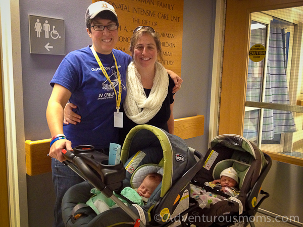 Leaving the NICU with both twins!