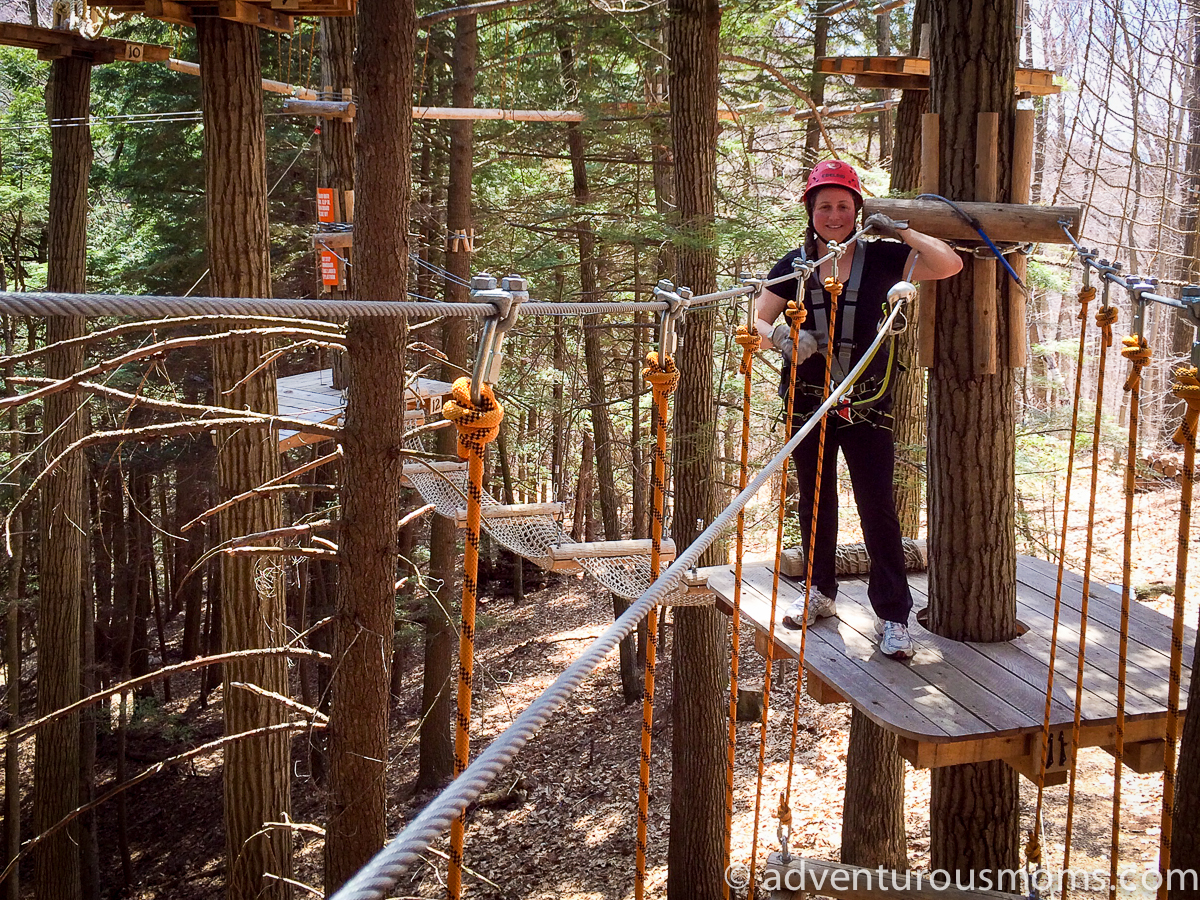 Family Adventure in Ramblewild's Aerial Park